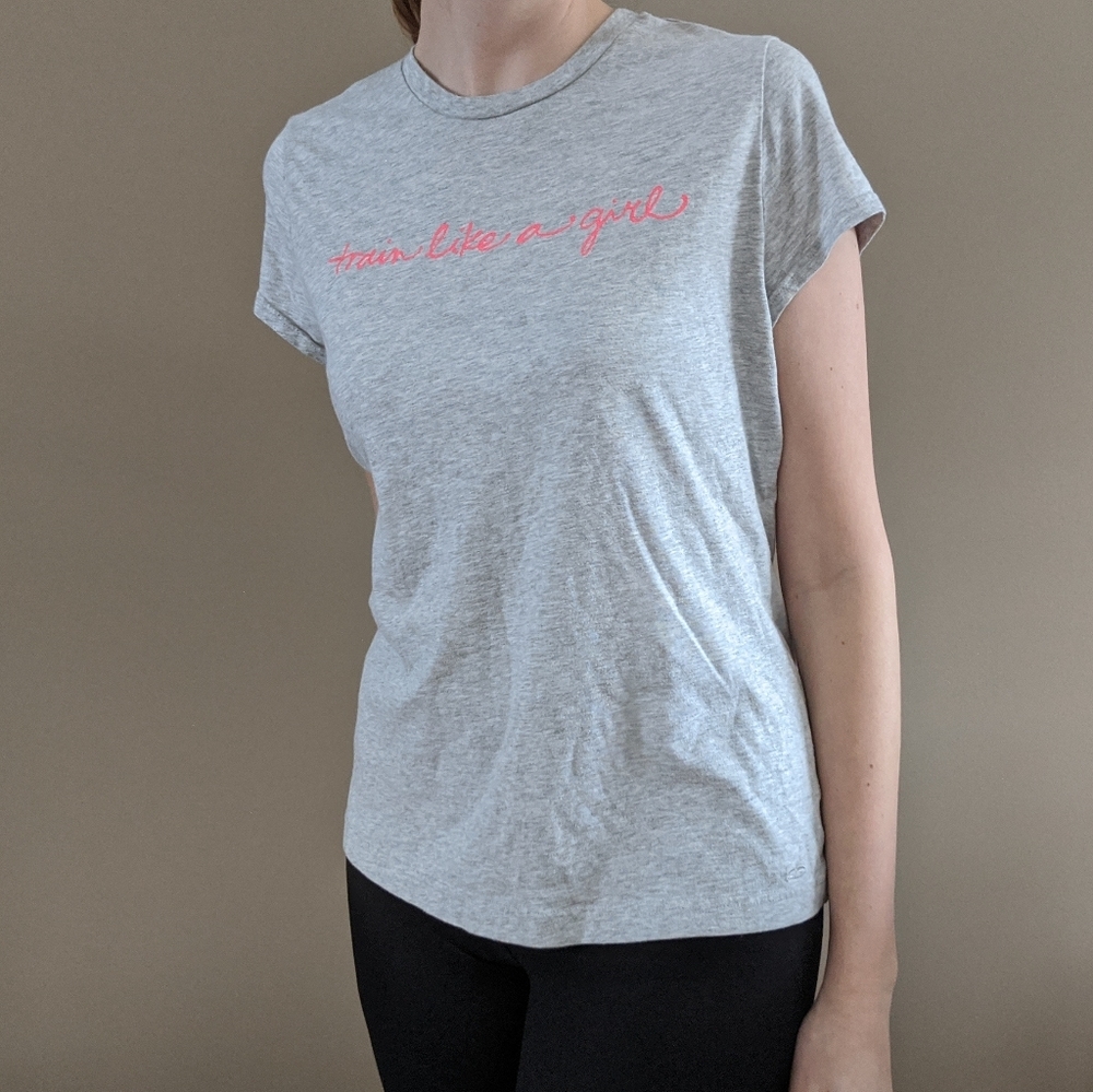 Champion train like a girl short sleeve gray top - Picture 6 of 8